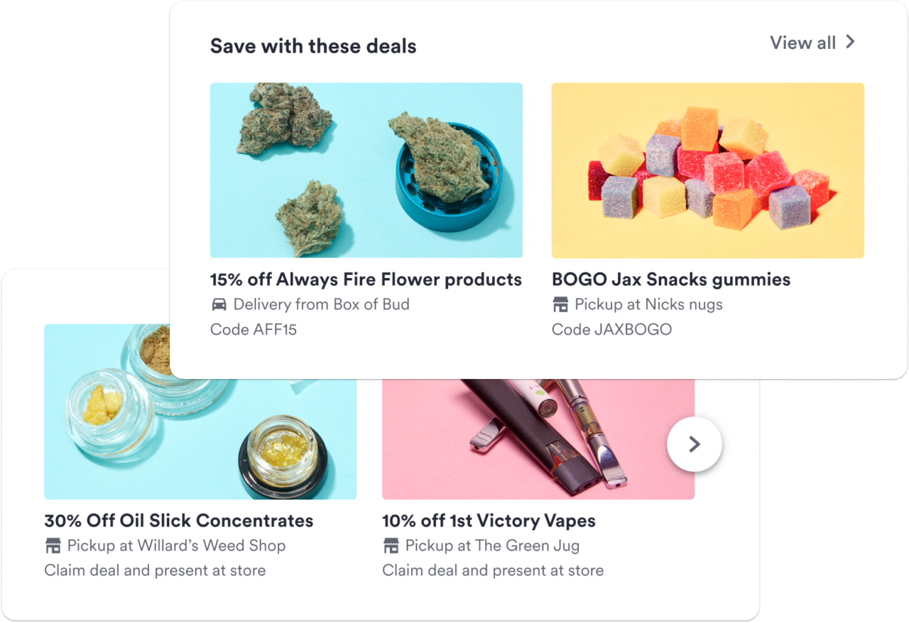 Weedmaps for Business Run Cannabis Deals & Promotions
