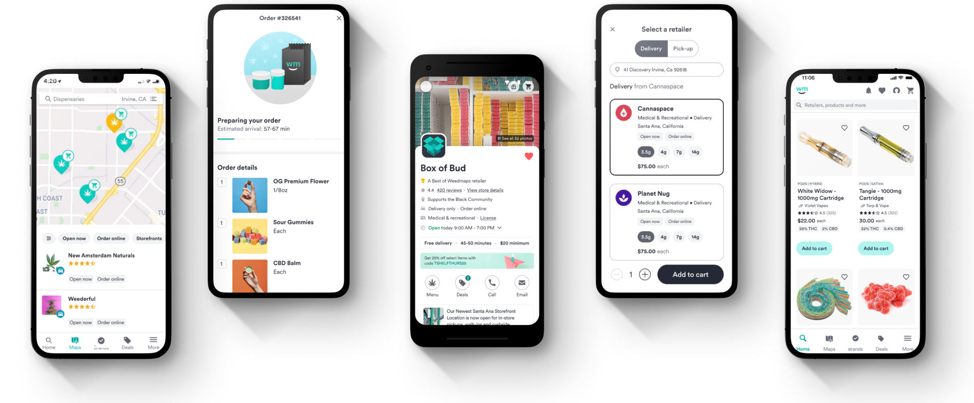 Your business listing for active cannabis consumers