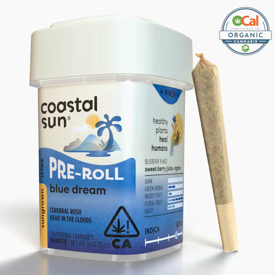 Coastal Sun - Blue Dream Sungrown 0.5g Pre-Roll 14pk 7g - 1