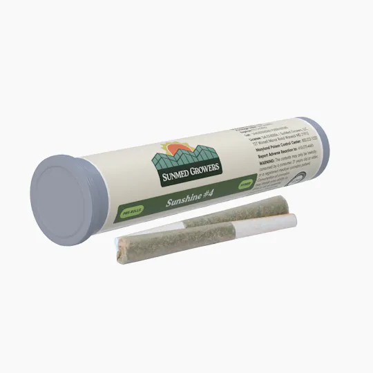 SunMed Growers - Sunshine #4 Pre Roll 0.5g/2 Pack - 1