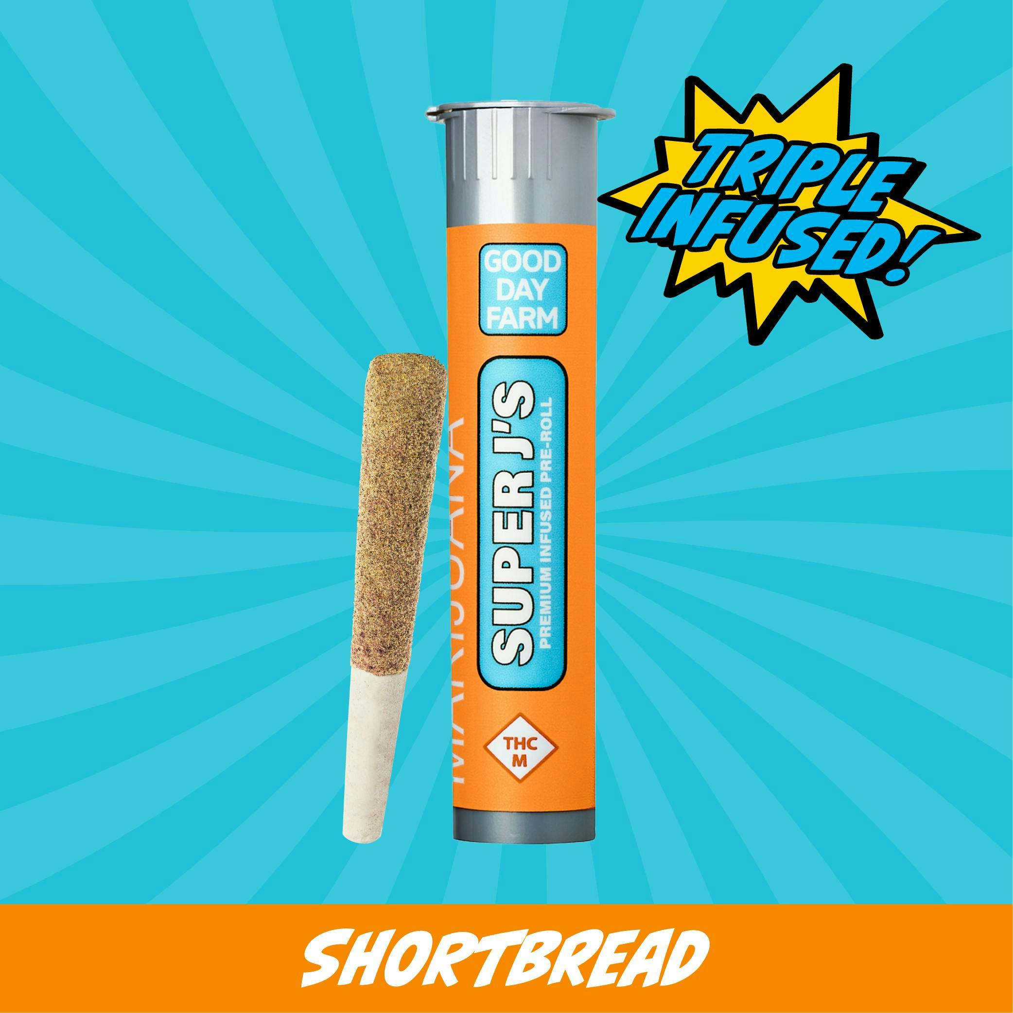 GOOD DAY FARM - Shortbread x Glaciers | Super J's Infused Joint | 1g - 1