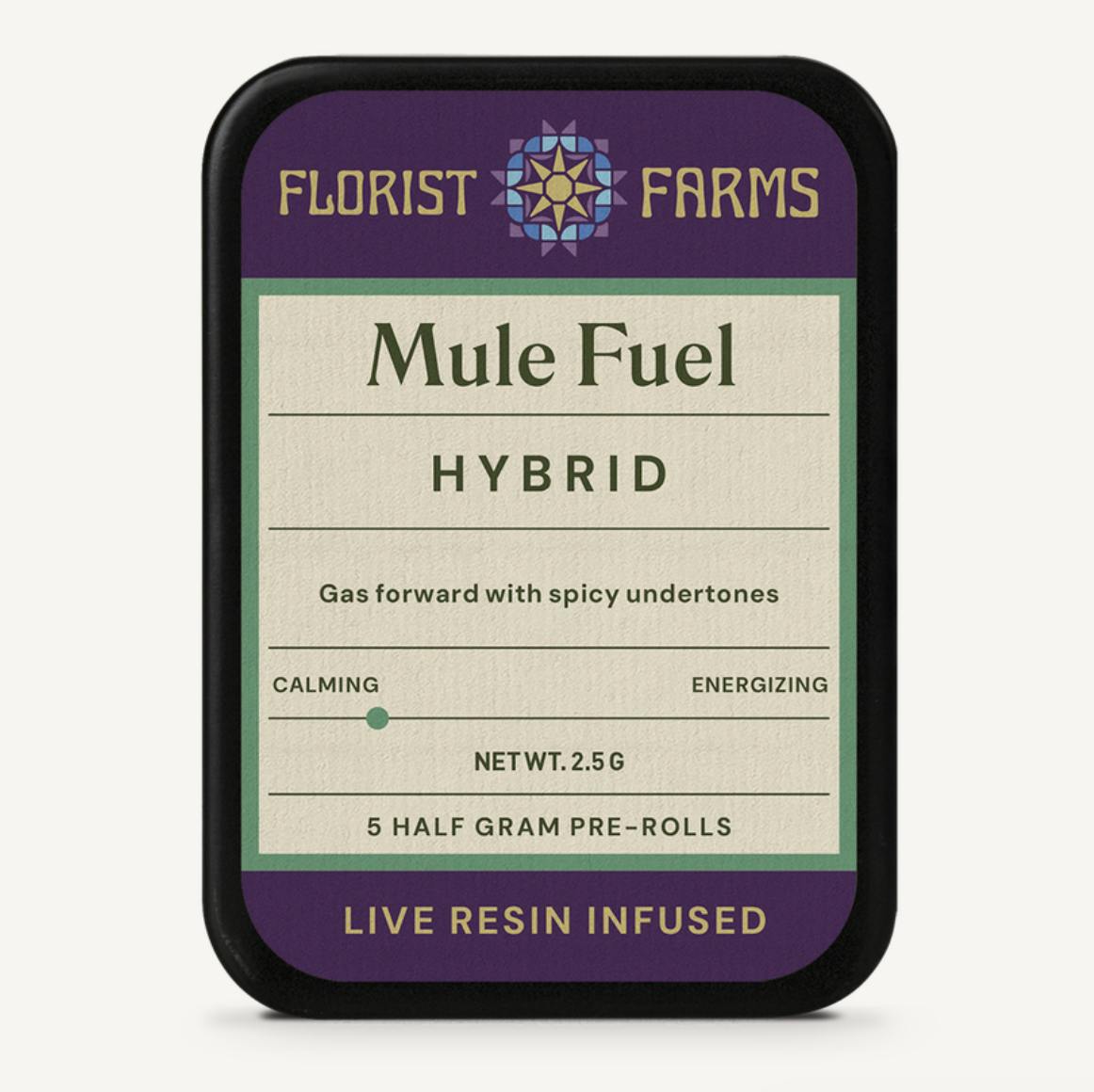 Florist Farms - Florist Farms | Mule Fuel | Live Resin Infused Minis | 0.5g each | 5pk - 1