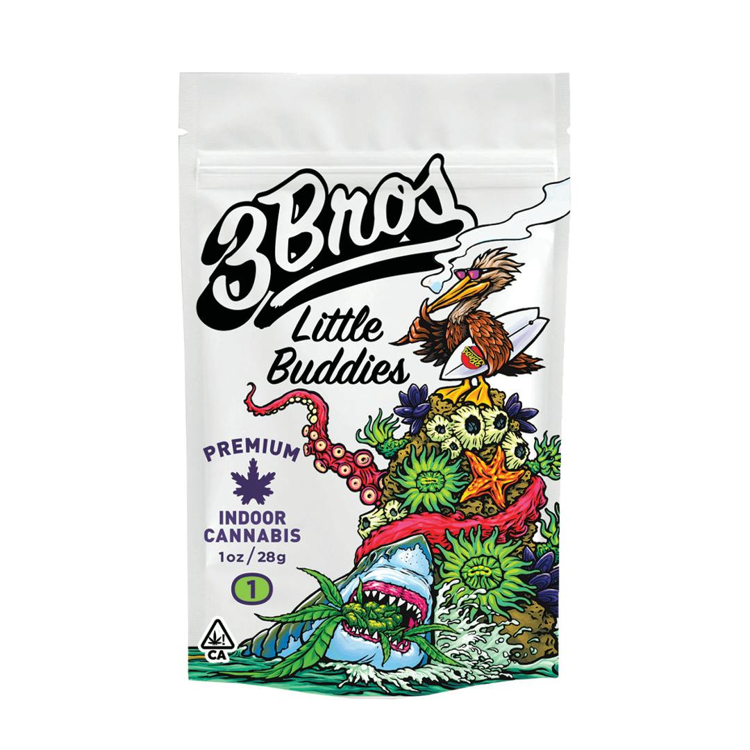 3 Bros Grow - 3 Bros | Indoor Flower | 28g | Glitter Bomb | Indica - 1