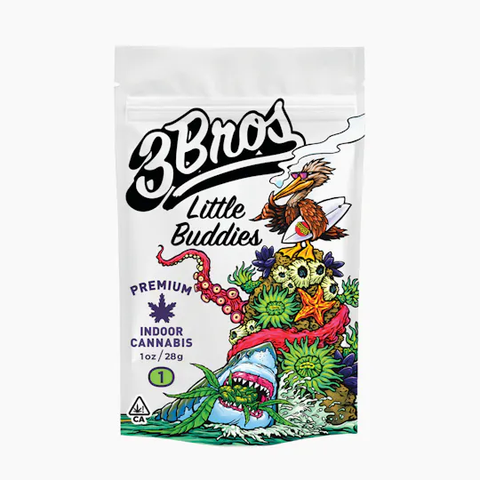 3 Bros Grow - 3 Bros | Indoor Flower | 28g | Glitter Bomb | Indica - 1