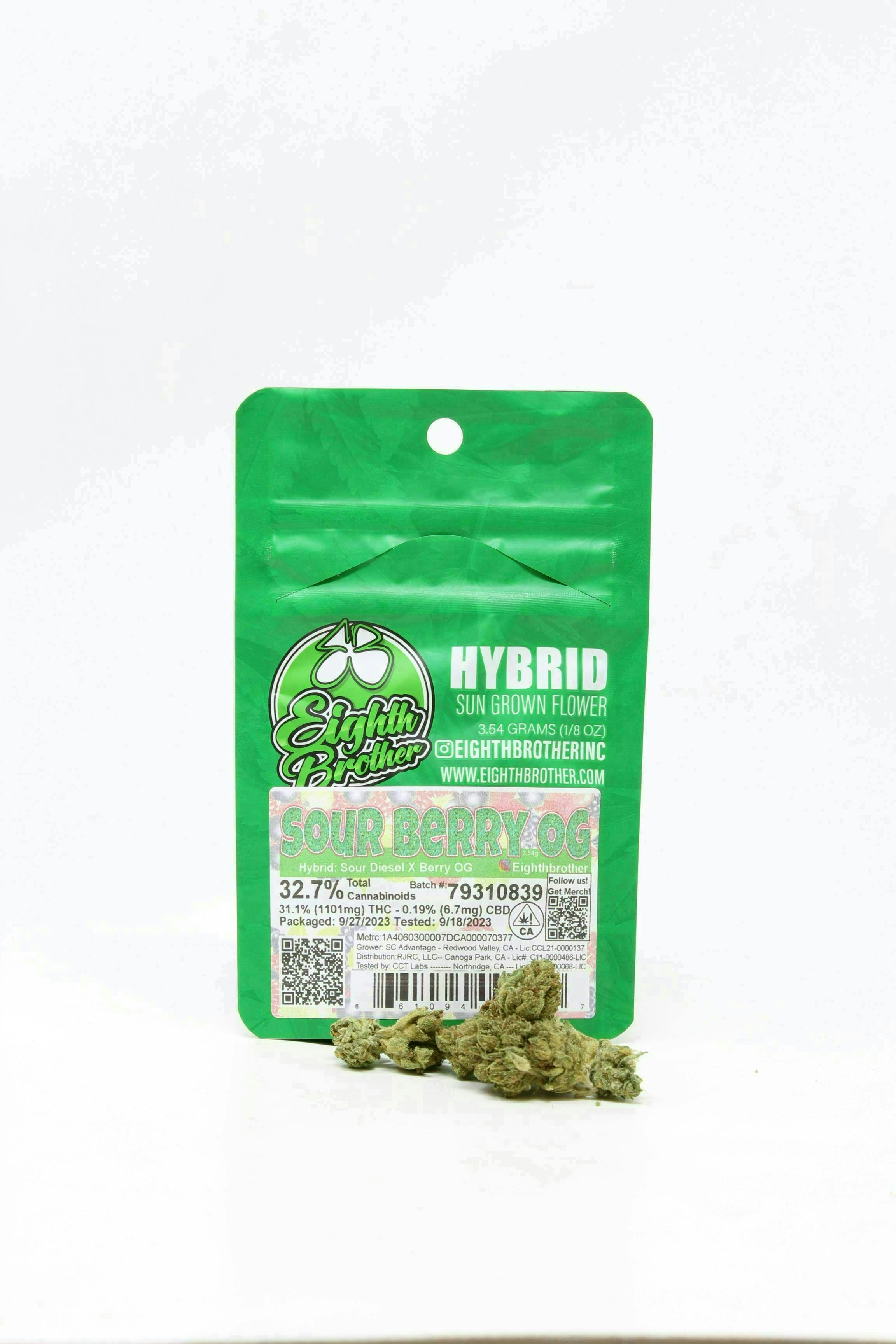 Eighth Brother - Eighth Brother | Sour Berry OG | Flower | 3.54g - 1