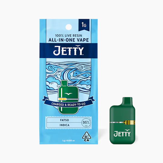 Jetty Extracts - Mini Tank | Fatso | Live Resin Disposable | 1g - 1