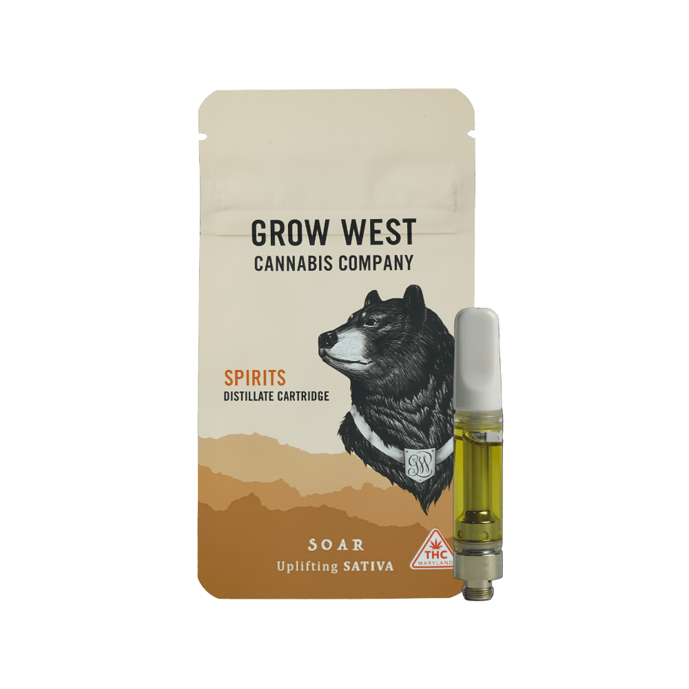 Grow West Cannabis Company - Cambodian Thai x BOEL Skunk | Spirits | Distillate Cartridge | 1g - 1