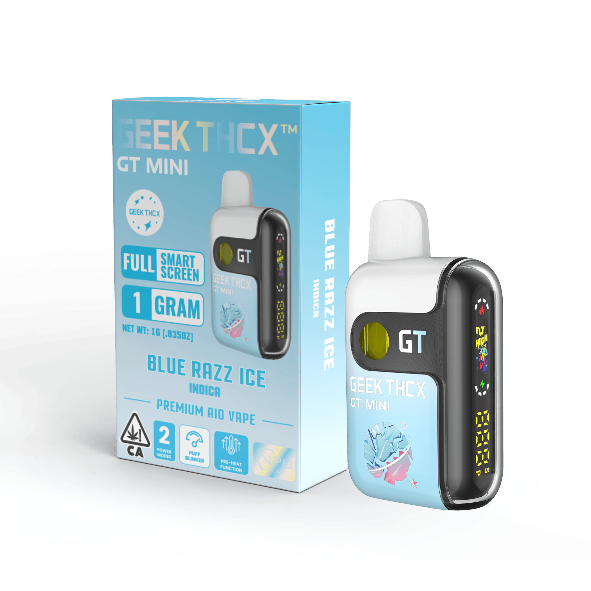 Geek Thcx - GEEK THCX | Blue Razz Ice | Disposable | 1g - 1