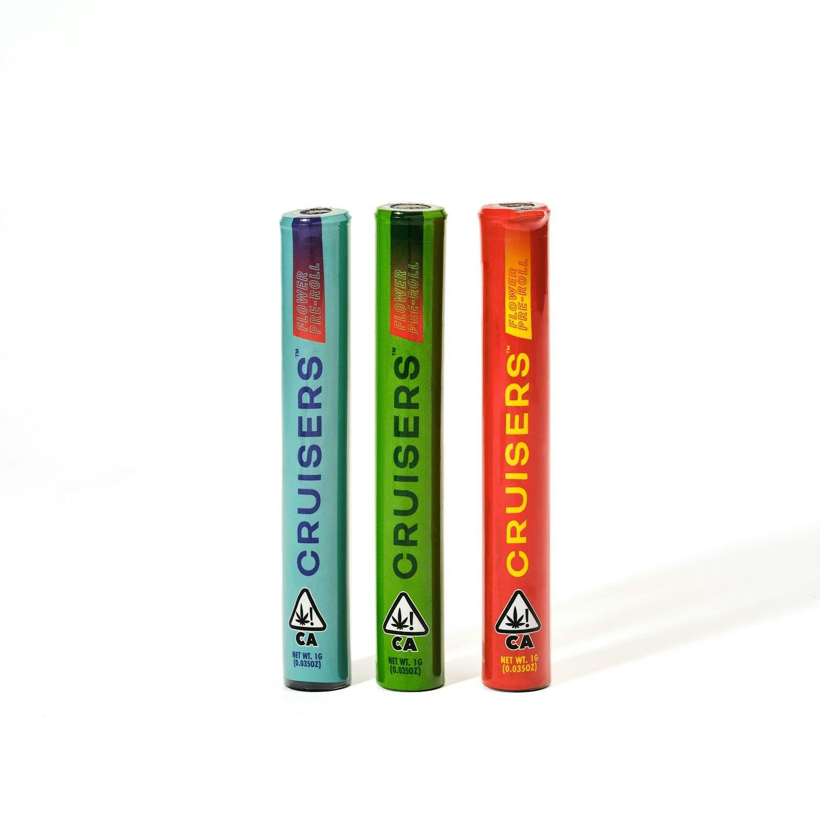 Cruisers - Indica Flower 1g Preroll - 1
