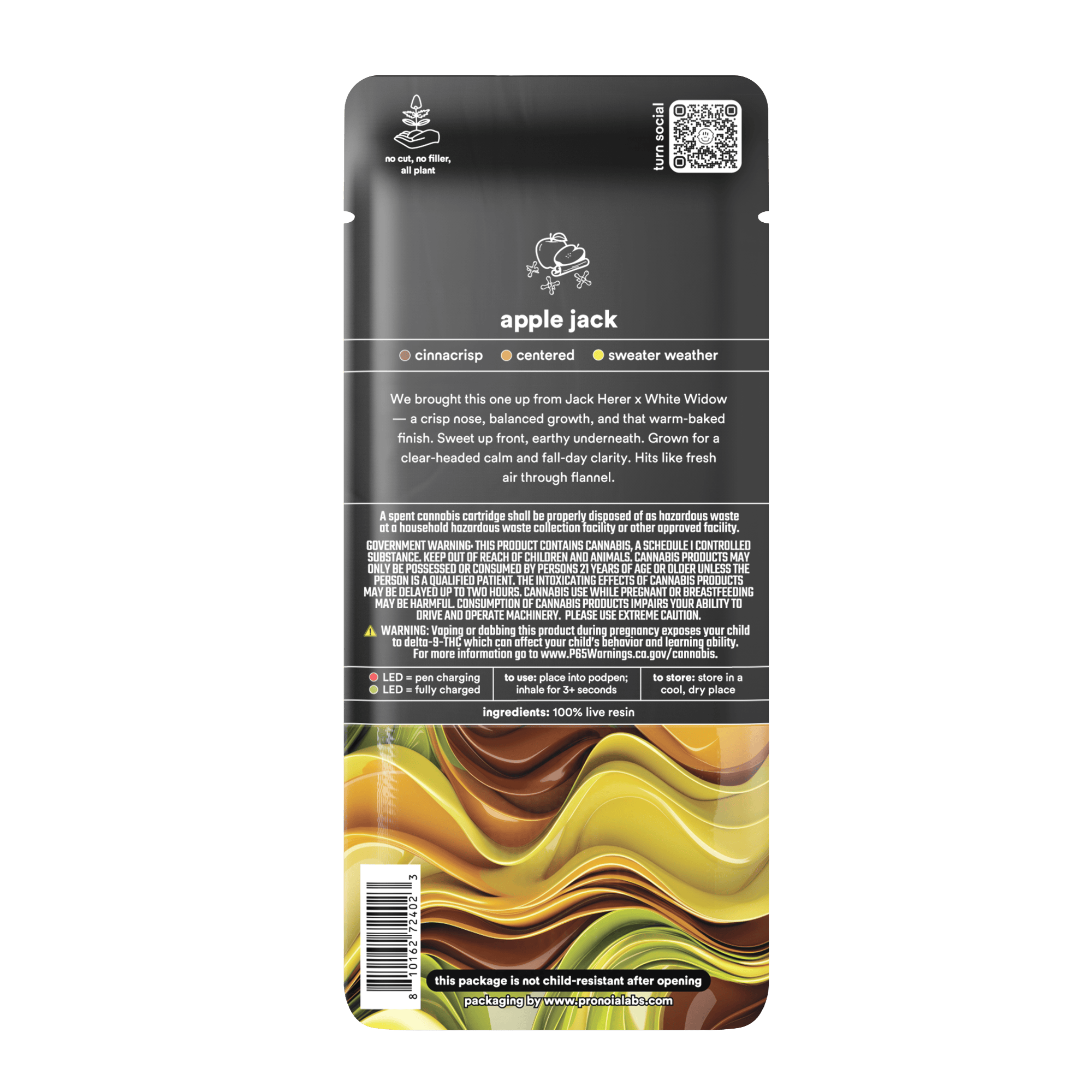 Apple Jacks | 100% Live Resin | Indica-Hybrid - turn