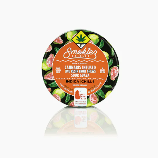 Smokiez Edibles - Sour Guava Live Resin Gummies | 100mg - 1