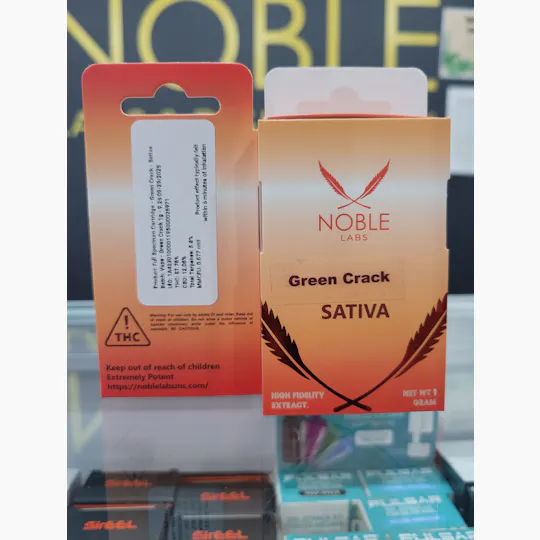 Noble Labs - Noble Labs - Full Spectrum Terpene Carts 1g | Green Crack - 1
