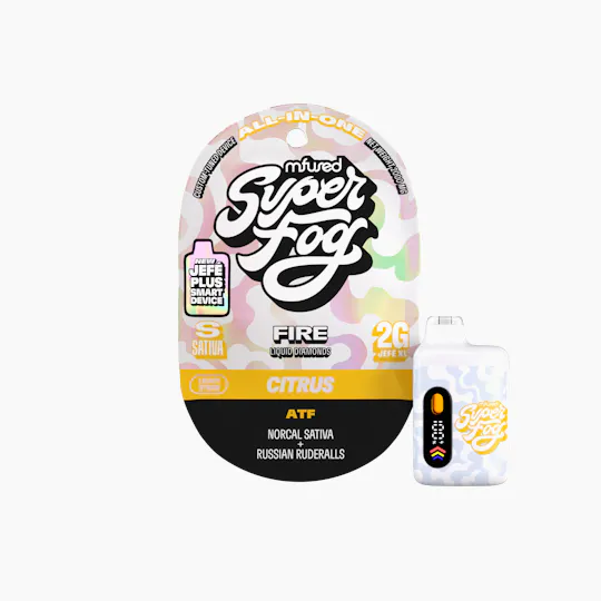 Super Fog by MFused - ATF | FIRE Liquid Diamonds Jefé Plus Disposable | 2g - 1