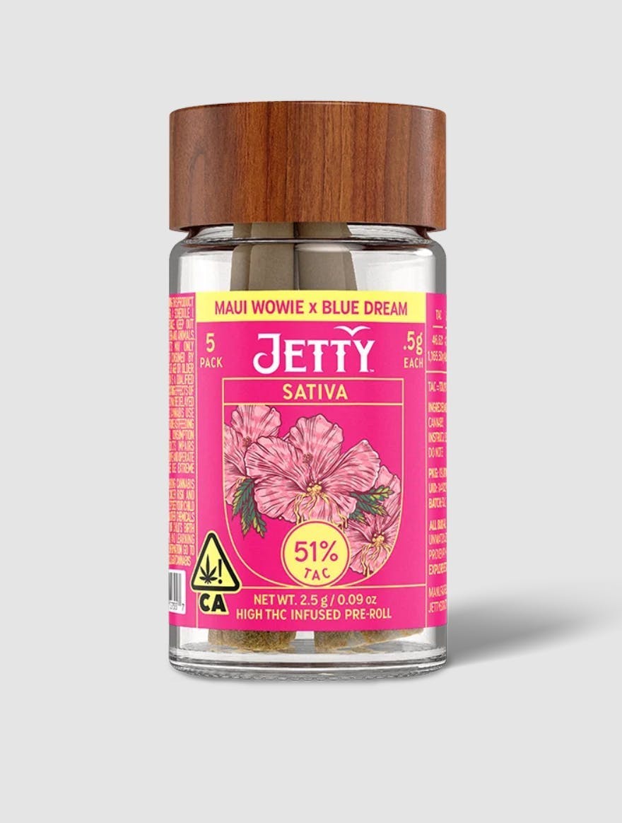 Jetty Extracts - Maui Wowie x Maui Wowie | Infused Minis | 0.5g each | 5pk - 1