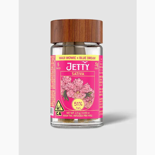 Jetty Extracts - Maui Wowie x Maui Wowie | Infused Minis | 0.5g each | 5pk - 1