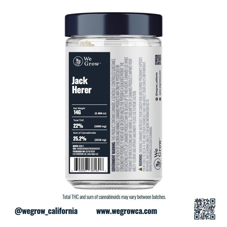 We Grow - We Grow | Jack Herer | Big Buds | 14g - 1
