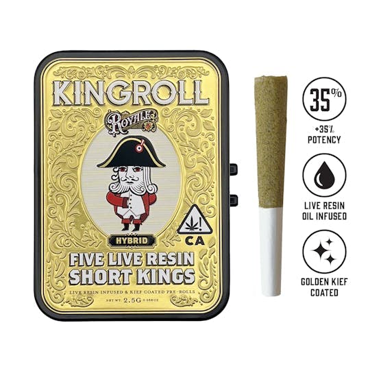 Kingroll - Kingroll Royale | Ghost Train Haze | Infused Minis | 0.5g each | 5pk - 1