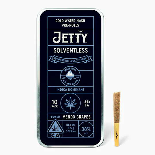 Jetty Extracts - Mendo Grapes | Live Rosin Infused Minis | 0.35g each | 10pk - 1