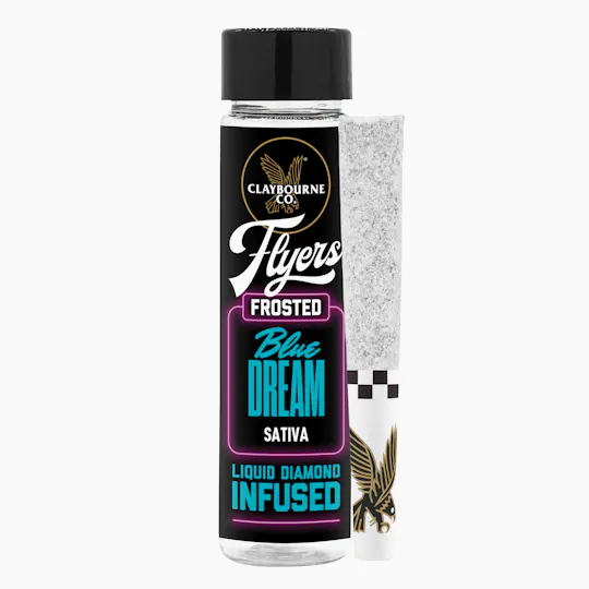 Claybourne Co. - Blue Dream (1g) - Diamond Frosted Flyers Pre-Rolls - 1