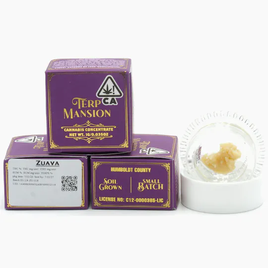 Terp Mansion - Zuava 1g Live Rosin - 1