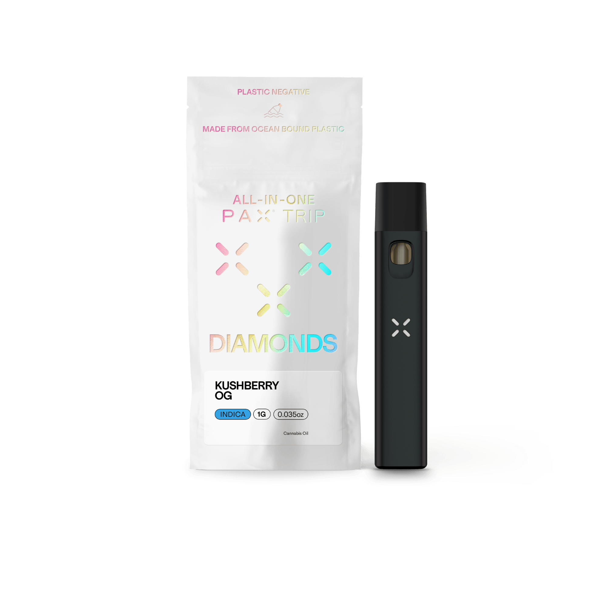 PAX - Kushberry OG | Diamonds Disposable | 1g - 1