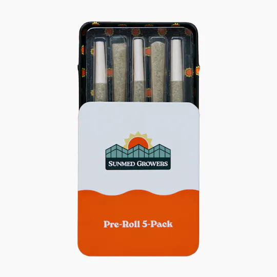 SunMed Growers - Dark Rainbow Pre Roll 2.5g/5 Pack Tin - 1