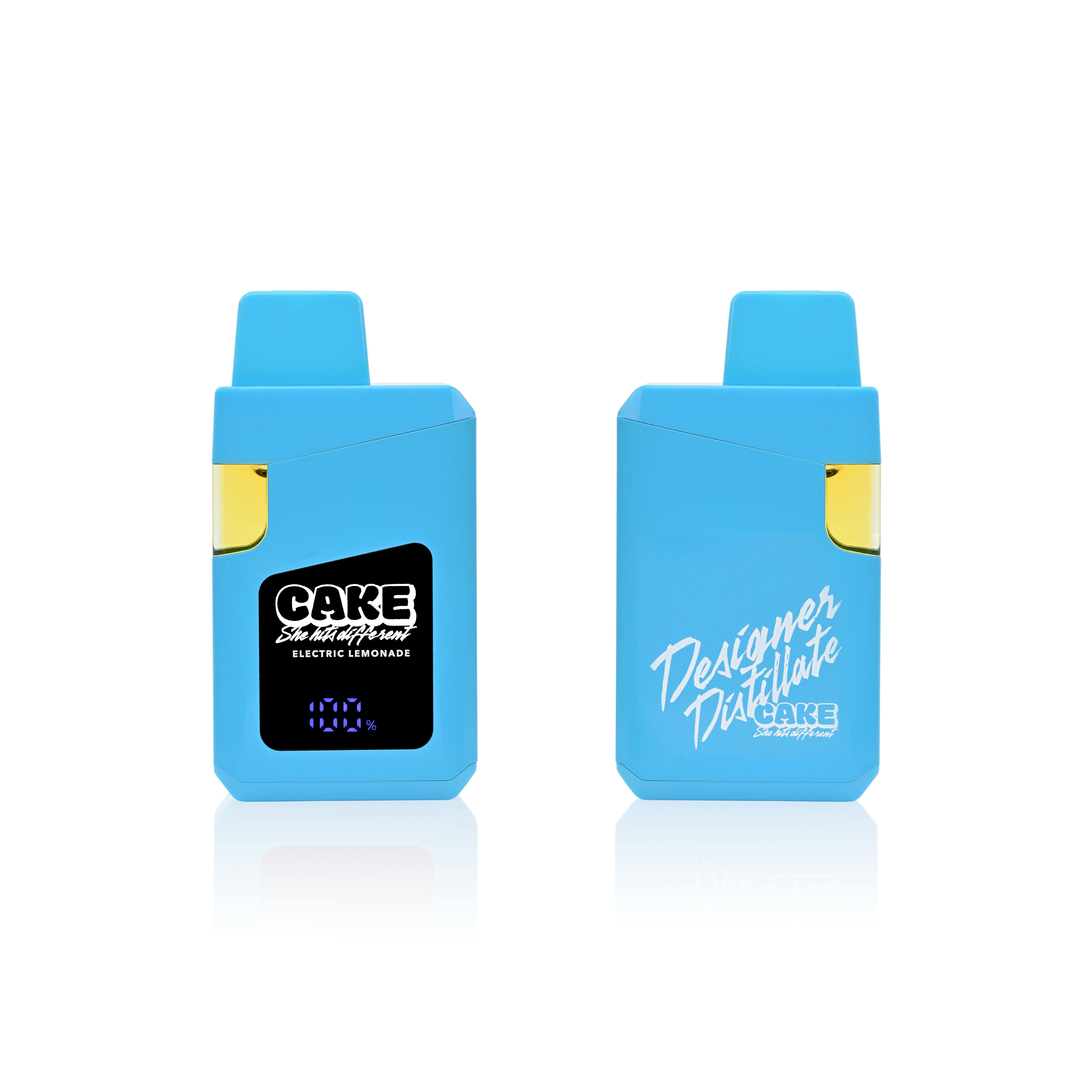 CAKE she hits different - Electric Lemonade | Designer Distillate Disposable | 2g - 1