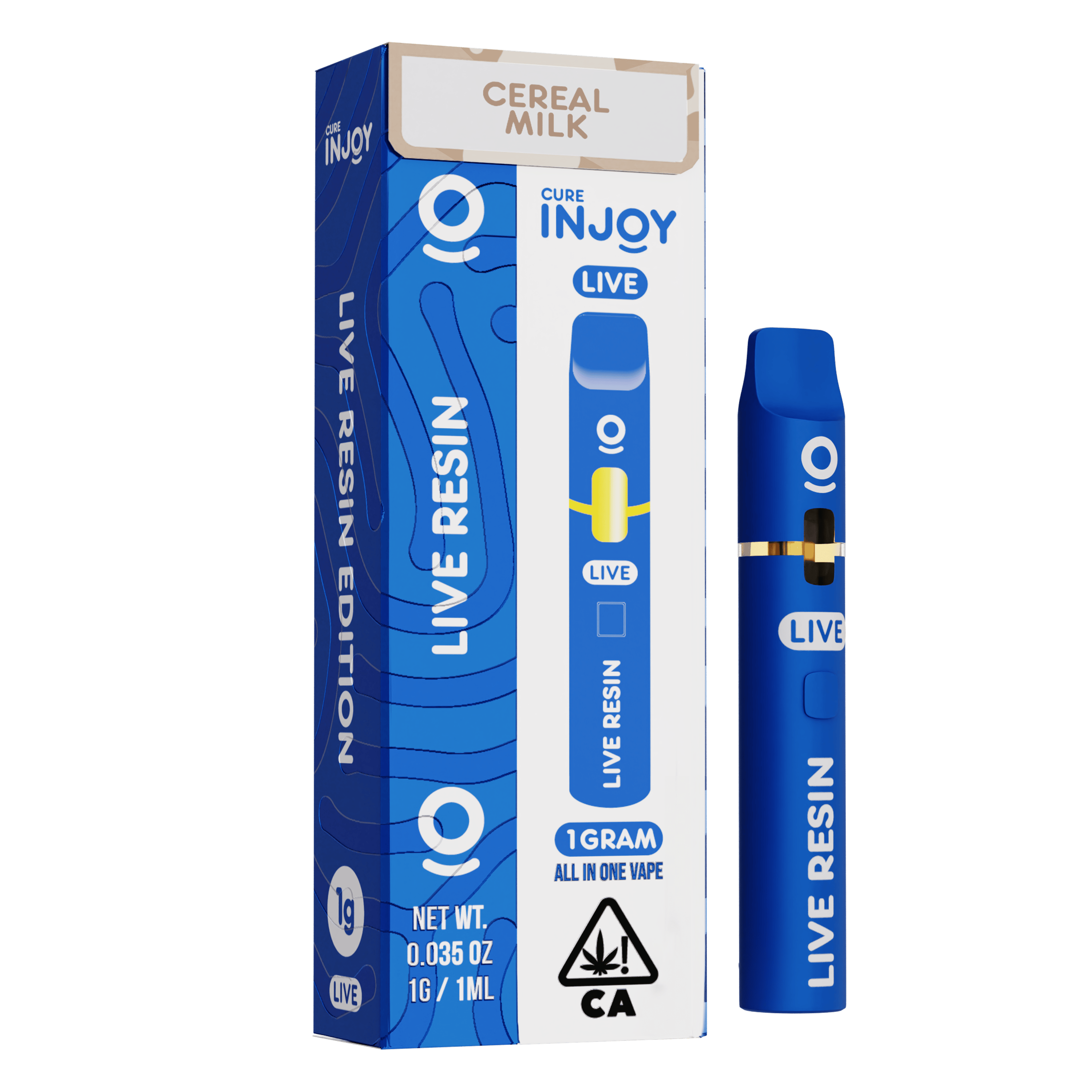 Cure Injoy - Cereal Milk | Live Resin Disposable | 1g - 1