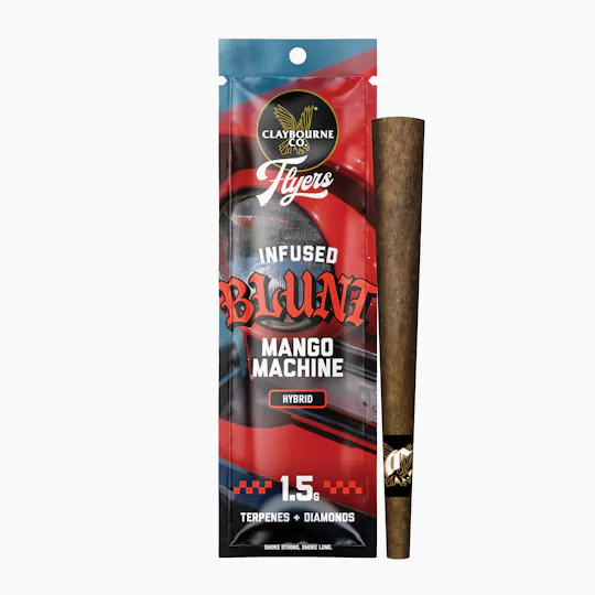Claybourne Co. - Mango Machine (1.5g) - Flyers Infused Blunt - 1