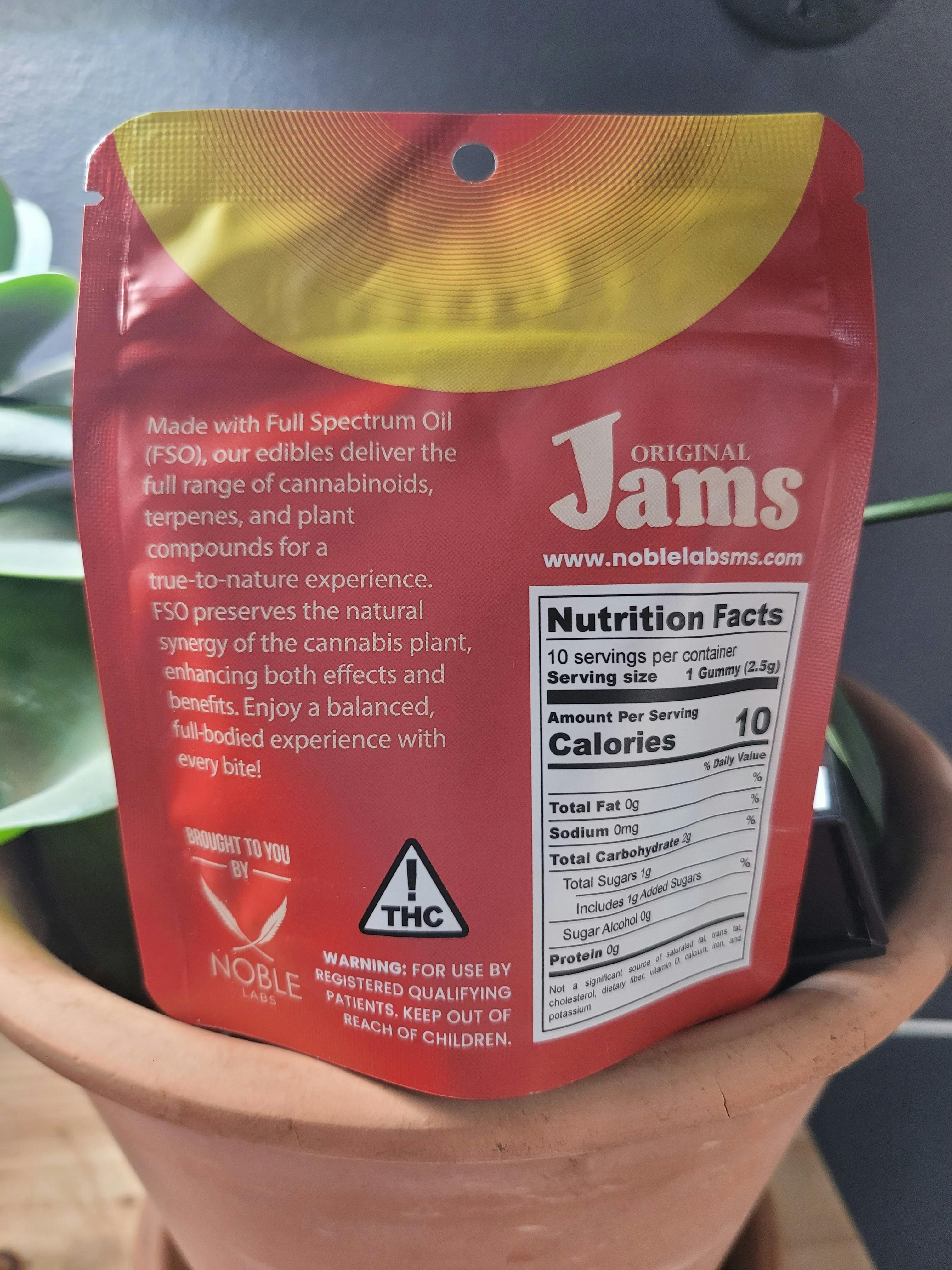 Noble Labs - Noble Labs - FSO Sativa JAMS 10mg/10pk | Cherry - 1