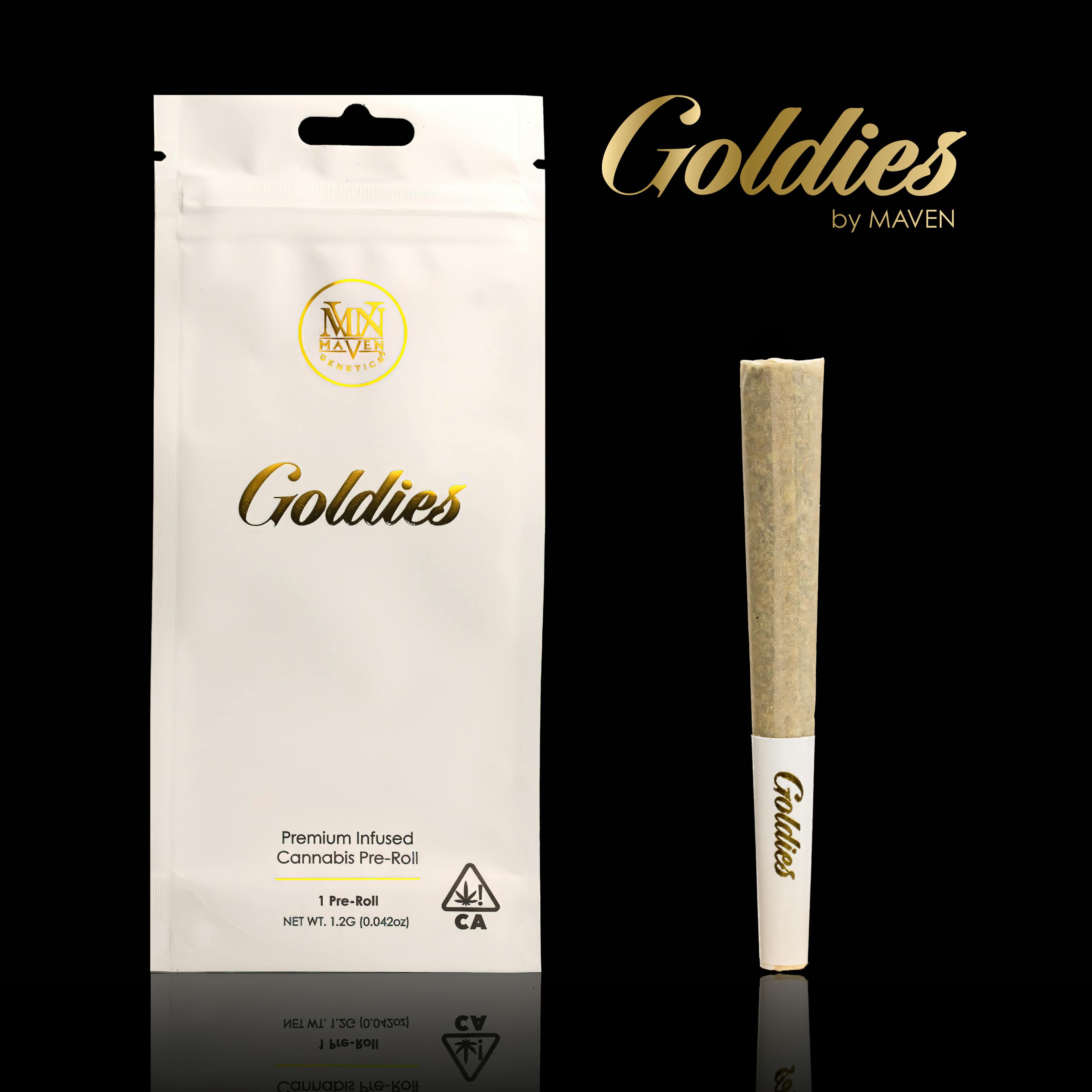 Maven Genetics - Lemon Cherry Tropicana Goldies Infused Pre-Roll Single [1.2g] - 1