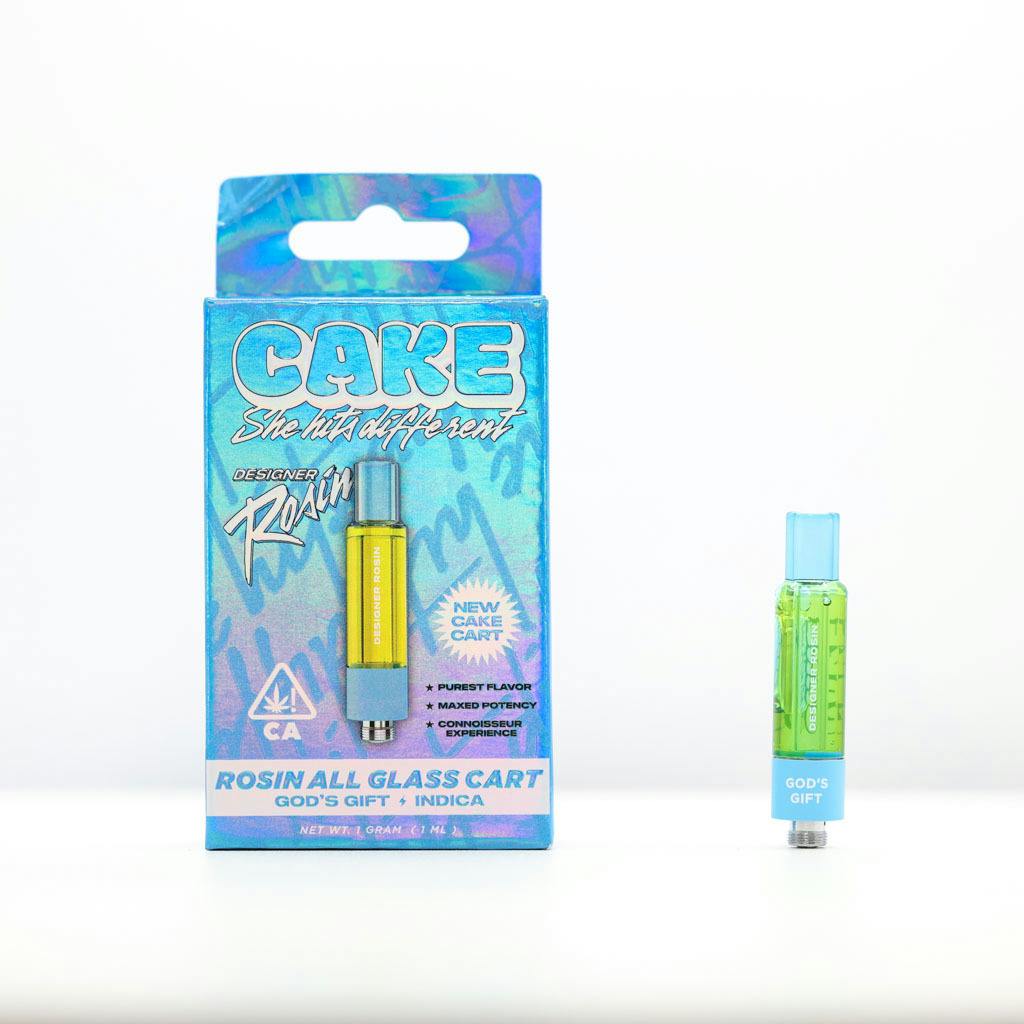 CAKE she hits different - God's Gift | Live Rosin Cartridge 1g - 1