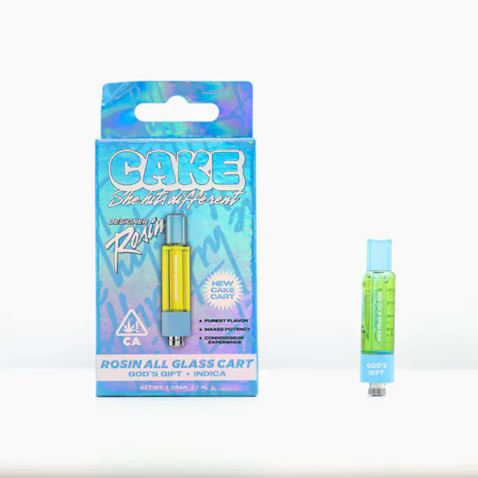 CAKE she hits different - God's Gift | Live Rosin Cartridge 1g - 1
