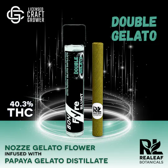 Realeaf Botanicals - Bon Fyre Infused Double Gelato Blunt 2.5g - 1