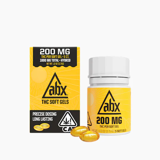 ABX / absoluteXtracts - ABX - 200mg THC Soft Gels - 5ct - 1