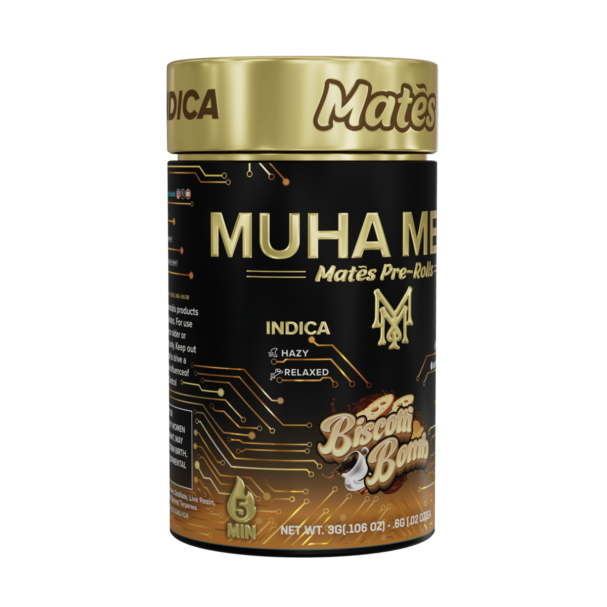 Muha Meds - Muha Meds | Berry Blaze | Infused Joints | 0.6g each | 5pk - 1