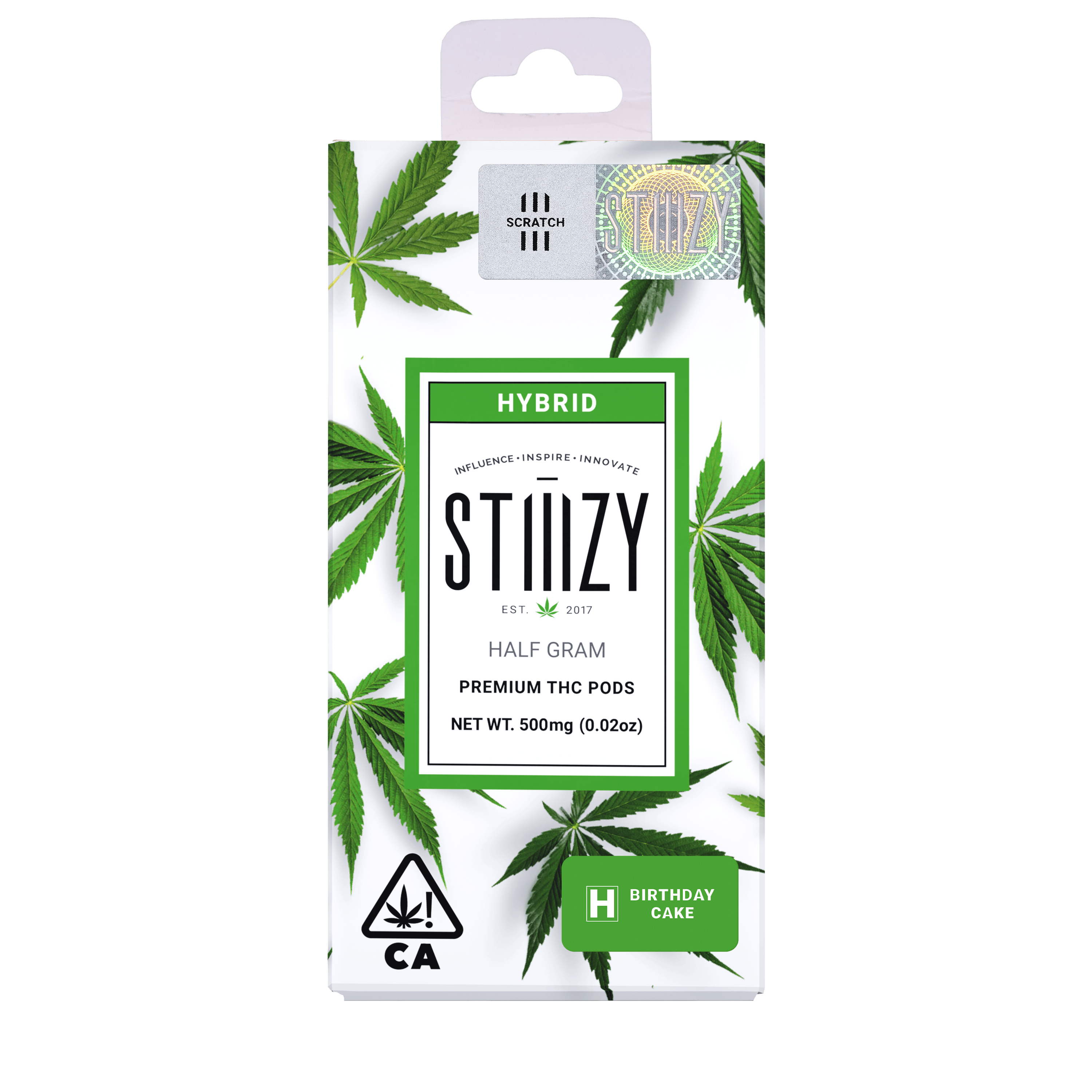STIIIZY - Vape Cartridge - BIRTHDAY CAKE .5G Original THC Pod - STIIIZY - 1