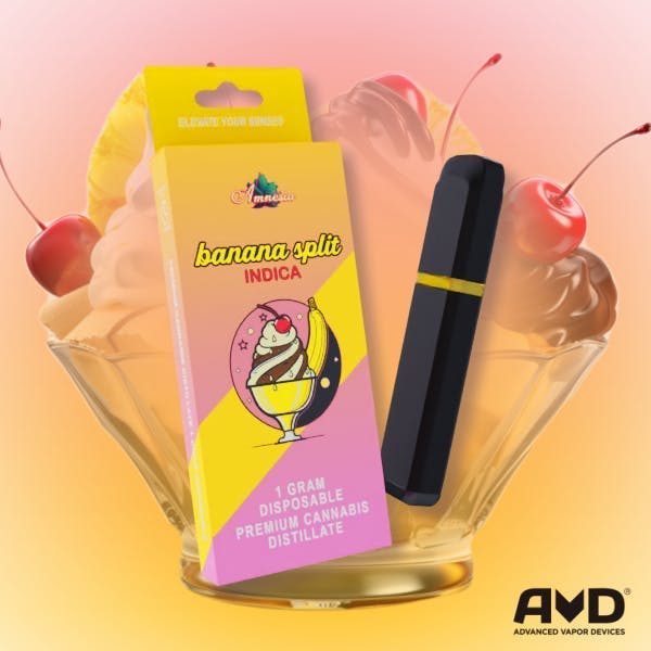 Amnesia MI - Amnesia MI | Banana Split | Disposable | 1g - 1