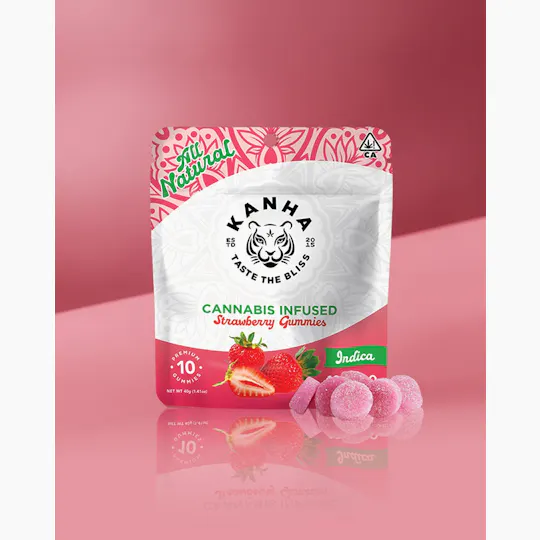 KANHA - Classic | Strawberry Gummies | 100mg | 10ct | 10mg/ea - 1