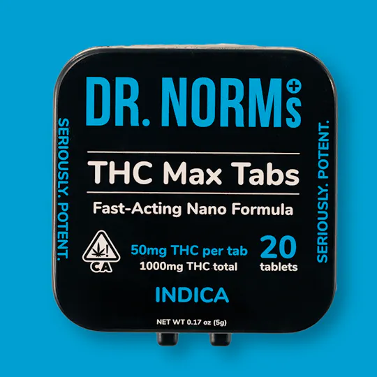 Dr. Norm's - THC Indica MAX Tablets - 1