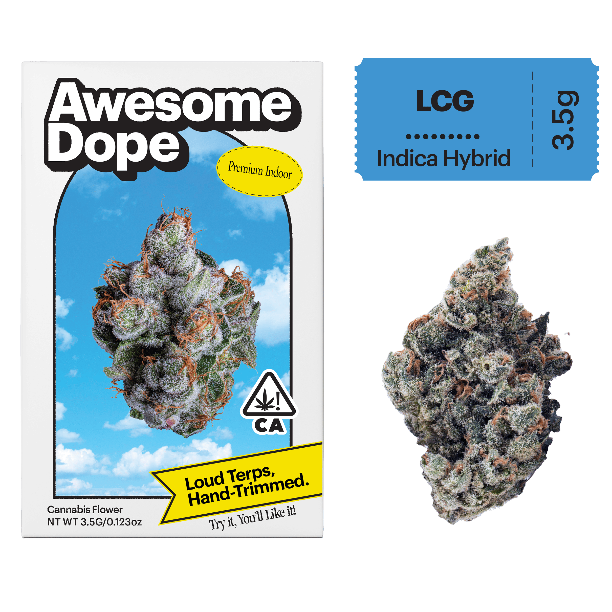 Awesome Dope - LCG | Premium Indoor Big Buds | 3.5g - 1