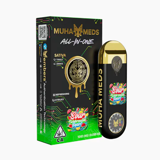 Muha Meds - Muha Meds | Sour Watermelon Squirt | Disposable | 1g - 1