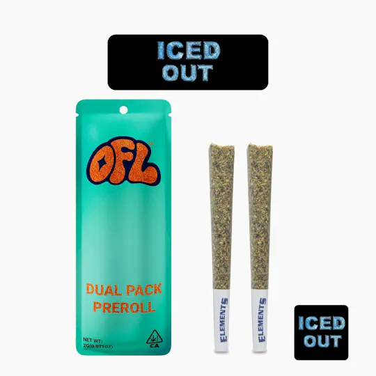 Oakfruitland (OFL) - Iced Out | Joints | 1g each | 2pk - 1