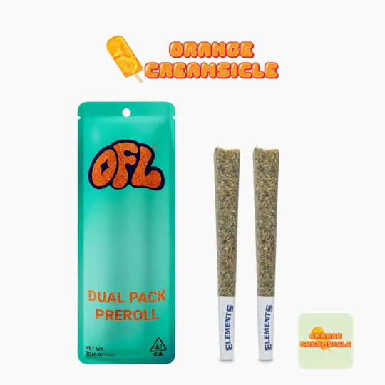 Oakfruitland (OFL) - Orange Creamsicle | Joints | 1g each | 2pk - 1