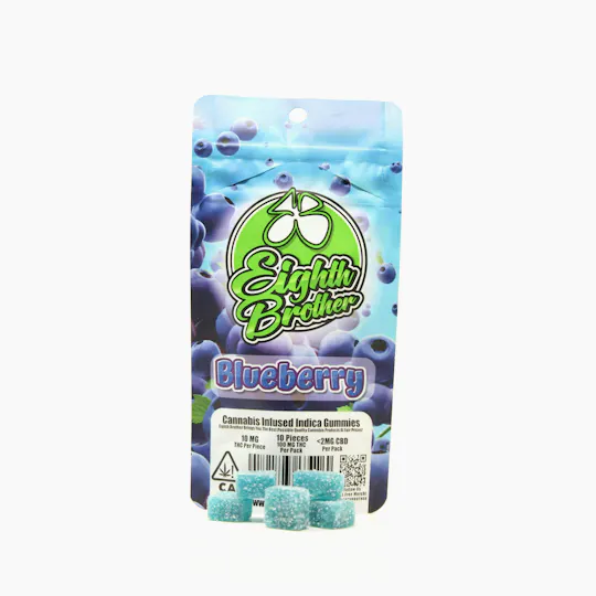 Eighth Brother - Eighth Brother | Blueberry | Gummies | 100mg | 10ct - 1