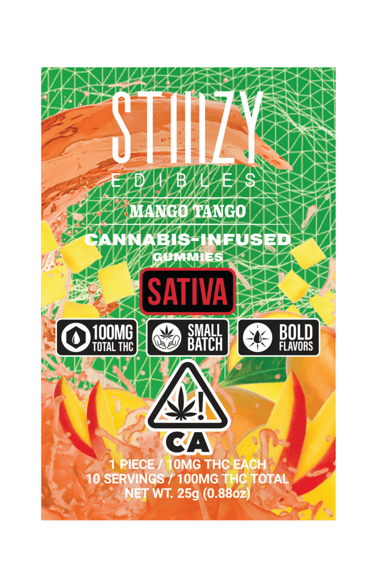STIIIZY - - MANGO TANGO - Gummies 100mg THC Edibles - 1