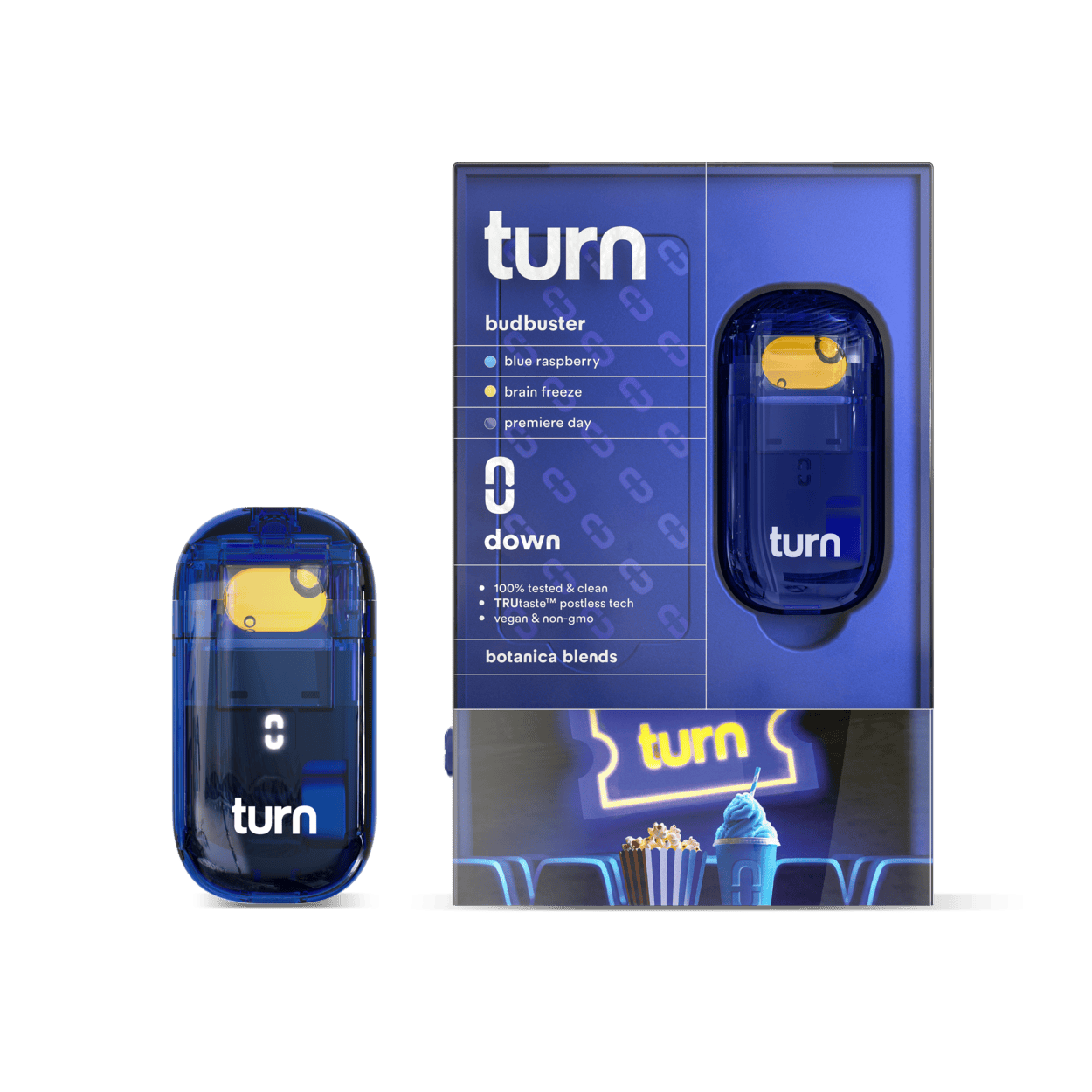 turn - Retrovision Budbuster Blue | Botanica Blends | AIO | Indica - 1