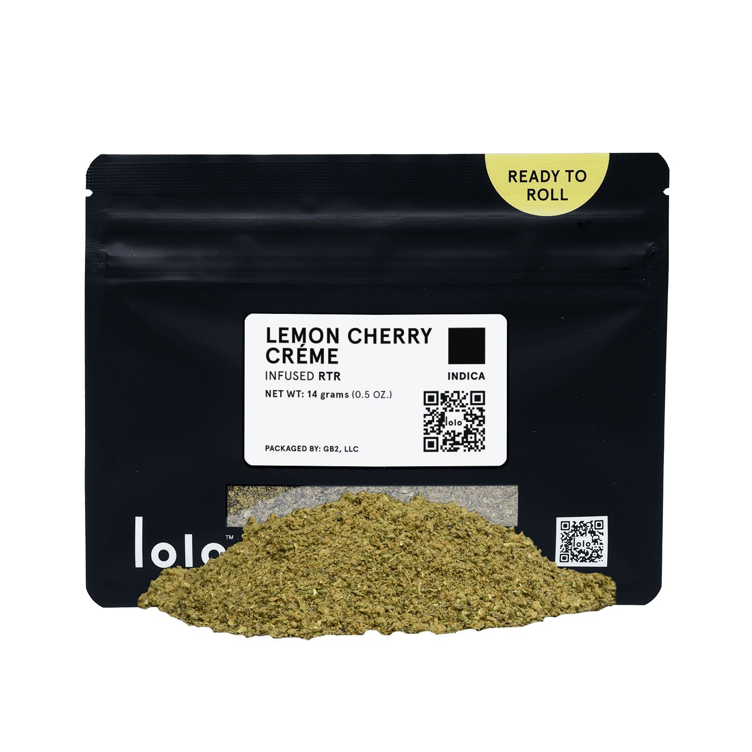 lolo - Lemon Cherry Creme | Indoor Kief Infused Ready To Roll | 14g - 1