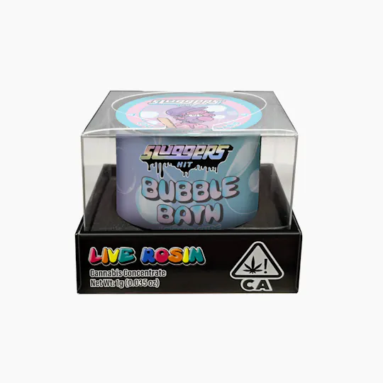 Sluggers Hit - Sluggers - Live Rosin - 1g - Bubble Bath - 1