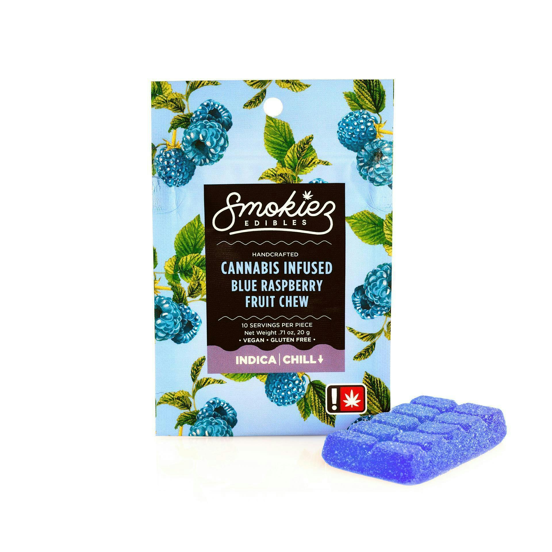 Smokiez Edibles - Blue Raspberry Gummies | 100mg | Single - 1